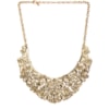 CAPITOLLIUM - COLAR PLACAS RENDADAS - OURO VELHO