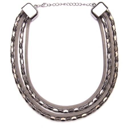 CAPITOLLIUM - COLAR TELA METAL TRABALHADO - FENDI