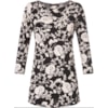 CAPITOLLIUM EXCLUSIVE BLUSA DECOTE CANOA MANGA 3/4 - FLORAL