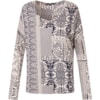 CAPITOLLIUM EXCLUSIVE BLUSA DECOTE V MANGA LONGA - ARABESCO