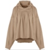 CAPITOLLIUM EXCLUSIVE - MAXI PELERINE MOLETOM COM CAPUZ - KHAKI