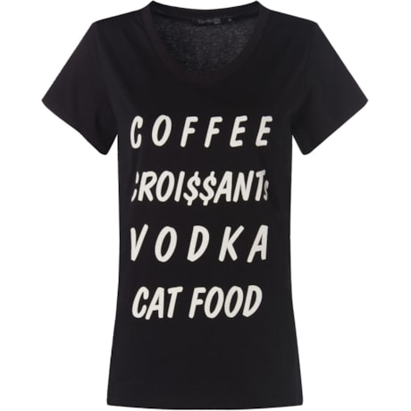 CAPITOLLIUM EXCLUSIVE - T-SHIRT COFFEE - PRETO