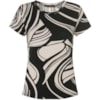 CAPITOLLIUM EXCLUSIVE - T-SHIRT MALHA ESTAMPA GEOMÉTRICO - PRETO