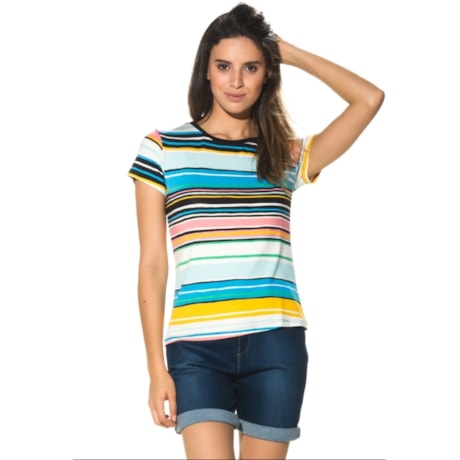CAPITOLLIUM EXCLUSIVE - T-SHIRT MALHA ESTAMPADA, LISTRA GOLA REDONDA - PRETO CAPITOLLIUM EXCLUSIVE - T-SHIRT MALHA ESTAMPADA, LISTRA GOLA REDONDA - PRETO