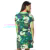 CAPITOLLIUM EXCLUSIVE - VESTIDO ESTAMPA FLORAL TROPICAL BLUSÊ RECORTE OMBROS - VERDE