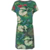 CAPITOLLIUM EXCLUSIVE - VESTIDO ESTAMPA FLORAL TROPICAL BLUSÊ RECORTE OMBROS - VERDE