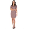 CAPITOLLIUM EXCLUSIVE - VESTIDO ESTAMPADO DECOTE GOTA - VERMELHO