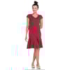 CAPITOLLIUM EXCLUSIVE - VESTIDO MALHA LISO BABADO BARRA - MARINHO