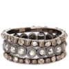 CAPITOLLIUM - JOGO 3/PULSEIRAS CRISTAL METAL - PRATA
