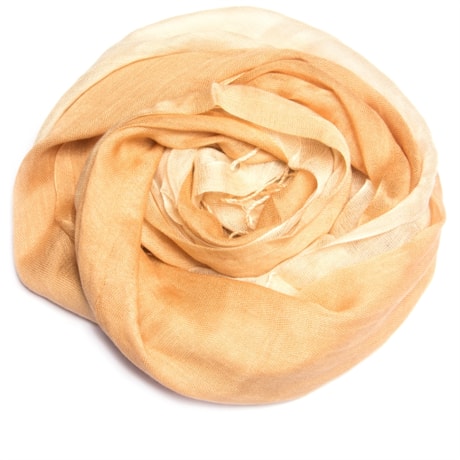 CAPITOLLIUM - LENÇO DEGRADE COM FRANJA VISCOSE - CARAMELO