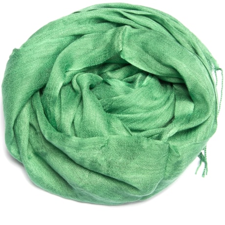 CAPITOLLIUM - LENÇO LISO COM FRANJA VISCOSE - VERDE