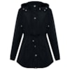 CAPITOLLIUM - PARKA MICROFIBRA ACETINADA COM CAPUZ PRETO CAPITOLLIUM - PARKA MICROFIBRA ACETINADA COM CAPUZ PRETO