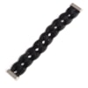 CAPITOLLIUM - PULSEIRA ESTREITA TELA METAL TRANÇADO - PRETO