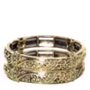 CAPITOLLIUM - PULSEIRA GIPSY 2 PÇS PLACA METAL - DOURADO