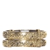 CAPITOLLIUM - PULSEIRA GIPSY 2 PÇS PLACA METAL - DOURADO