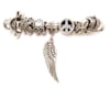 CAPITOLLIUM - PULSEIRA METAL PINGENTE SORTE ASA - PRATA