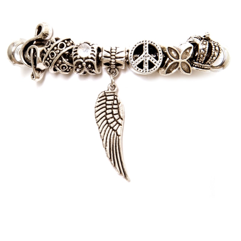 CAPITOLLIUM - PULSEIRA METAL PINGENTE SORTE ASA - PRATA