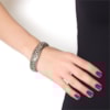 CAPITOLLIUM - PULSEIRA PLACAS METAL BOLAS - PRATA