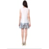 CAPITOLLIUM - REGATA CREPE COM RENDA DECOTE - OFF WHITE