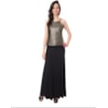 CAPITOLLIUM - REGATA MALHA FOIL DOURADO - PRETO