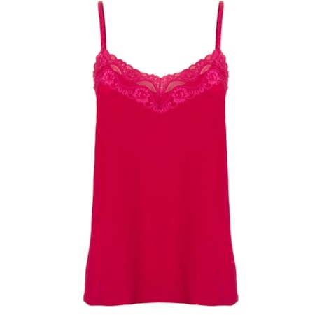 CAPITOLLIUM - REGATA UNDERWEAR CREPE COM RENDA - PINK