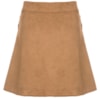 CAPITOLLIUM SAIA SUEDE EVASE CURTA - FENDI