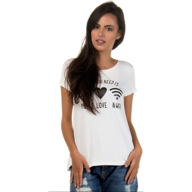 Womens I Love Jean Segura V-Neck T-Shirt