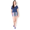 CAPITOLLIUM - T-SHIRT AMPLA DECOTE REDONDO - OFF WHITE