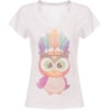 CAPITOLLIUM T-SHIRT CORUJA COCAR - BRANCO