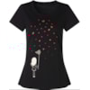 CAPITOLLIUM - T-SHIRT HEARTS - PRETO