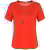 CAPITOLLIUM - T-SHIRT MALHA BARRA ARREDONDADA - LARANJA