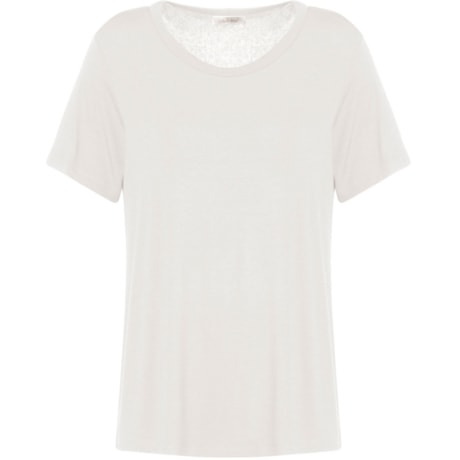 CAPITOLLIUM - T-SHIRT MALHA BÁSICA PALA COSTAS - BRANCO