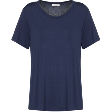 CAPITOLLIUM - T-SHIRT MALHA BÁSICA PALA COSTAS - PETRÓLEO