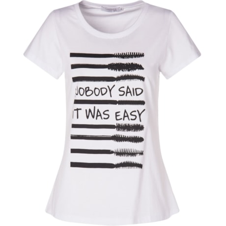 CAPITOLLIUM - T-SHIRT NOBODY - BRANCO