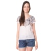 CAPITOLLIUM - T-SHIRT PENAS GOLA - BRANCO