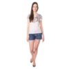 CAPITOLLIUM - T-SHIRT PENAS GOLA - BRANCO