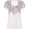 CAPITOLLIUM - T-SHIRT PENAS GOLA - BRANCO