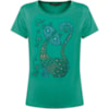 CAPITOLLIUM - T-SHIRT VISCO LYCRA COM HOT FIX GATO - VERDE