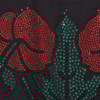 CAPITOLLIUM - T-SHIRT VISCO LYCRA HOT FIX FLORES - PRETO