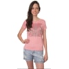 CAPITOLLIUM - T-SHIRT VISCO LYCRA HOT FIX FLORES - PRETO