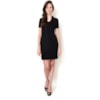 CAPITOLLIUM - VESTIDO ALANIS TUBO C/ RECORTES EM MAX - PRETO