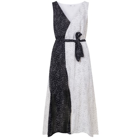 CAPITOLLIUM - VESTIDO BICOLOR PLISSADO CAPITOLLIUM - VESTIDO BICOLOR PLISSADO