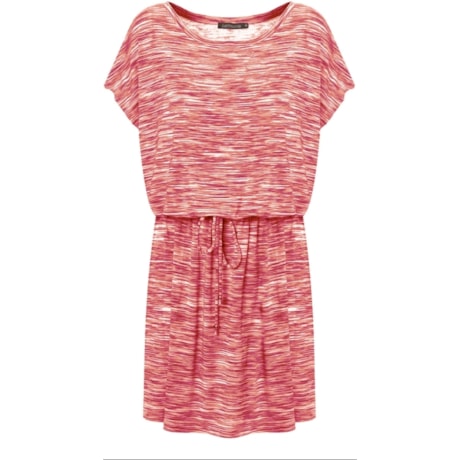 CAPITOLLIUM - VESTIDO BLUSADO MESCLA COM AMARRAÇÃO - LARANJA CAPITOLLIUM - VESTIDO BLUSADO MESCLA COM AMARRAÇÃO - LARANJA