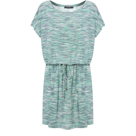 CAPITOLLIUM - VESTIDO BLUSADO MESCLA COM AMARRAÇÃO - VERDE CAPITOLLIUM - VESTIDO BLUSADO MESCLA COM AMARRAÇÃO - VERDE