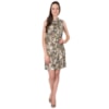 CAPITOLLIUM - VESTIDO COCOON CAMUFLADO - VERDE