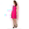 CAPITOLLIUM - VESTIDO CREPE EVASE - PINK