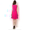 CAPITOLLIUM - VESTIDO CREPE EVASE - PINK