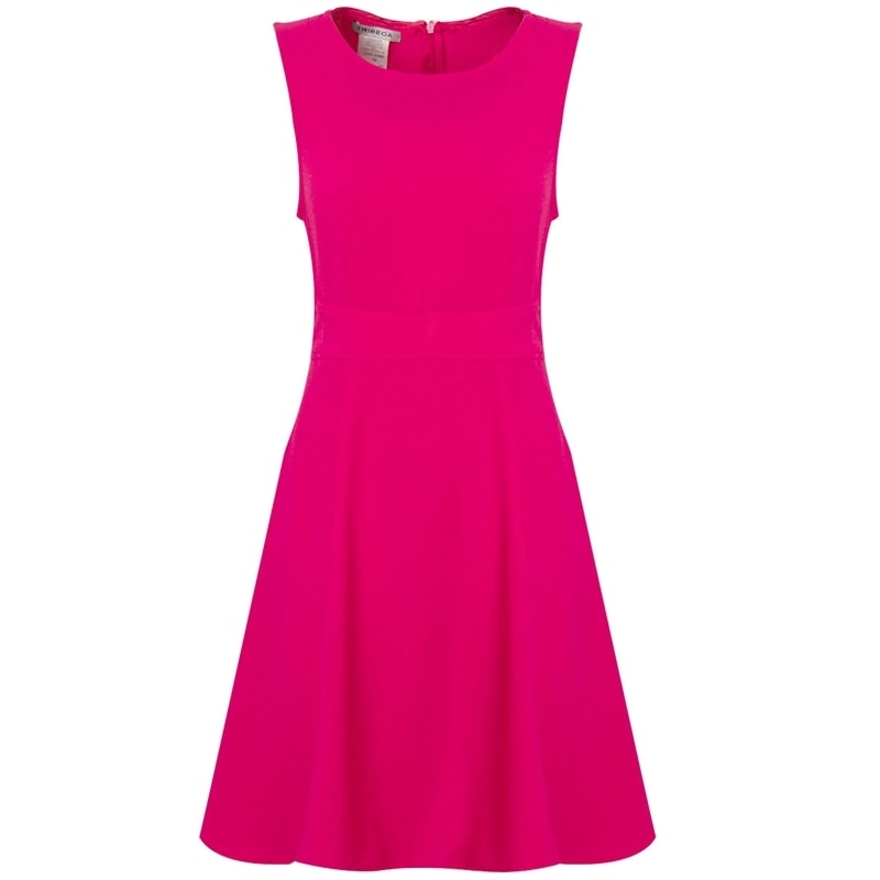 CAPITOLLIUM - VESTIDO CREPE EVASE - PINK