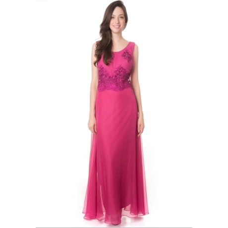 CAPITOLLIUM - VESTIDO DE FESTA LONGO  SOBREPOSIÇÃO RENDA MIRELA - VERMELHO CAPITOLLIUM - VESTIDO DE FESTA LONGO  SOBREPOSIÇÃO RENDA MIRELA - VERMELHO