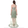 CAPITOLLIUM - VESTIDO DE FESTA  LONGO TULE BORDADO FLOR - VERDE